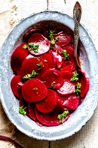 1 Cup Shredded Cooked Beets (from Canned, Fat Not Added in Cooking)