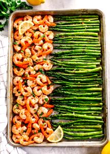 1 Cup Shrimp With Asparagus