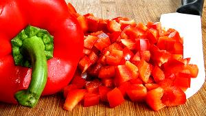 1 Cup Sliced Bell Peppers