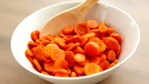 1 Cup Sliced Cooked Carrots (from Canned, Fat Added in Cooking)