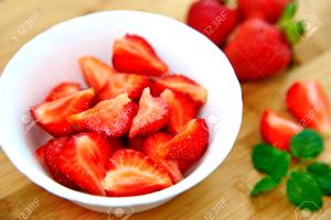 1 Cup Sliced Strawberries