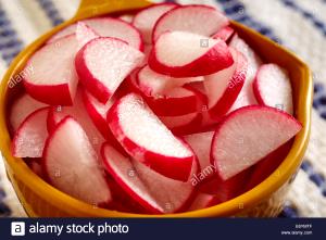 1 Cup Slices Radishes