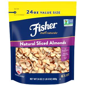 1 Cup Slivered, Unblanched Unroasted Almonds