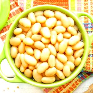 1 Cup Small White Beans (Mature Seeds, Without Salt, Cooked, Boiled)