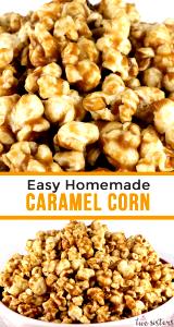 1 Cup Sugar Syrup or Caramel Coated Popcorn