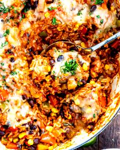 1 cup Tex-Mex Chicken & Rice Skillet