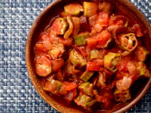 1 Cup Tomato and Okra