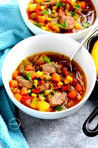 1 Cup Vegetable Beef Soup