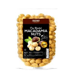 1 Cup Whole Or Halved Dry Roasted Macadamia Nuts (with Salt Added)