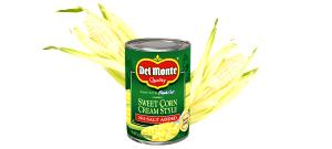 1 Cup Yellow Sweet Corn (Cream Style, No Salt Added, Canned)