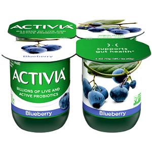 1 Cup Yogurt, Activia, Blueberry