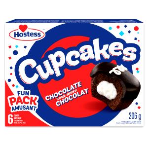 1 Cupcake Chocolate Snack Cake (Creme Filled with Frosting)