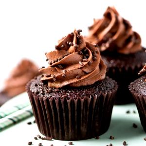 1 cupcake Double Chocolate Cupcakes