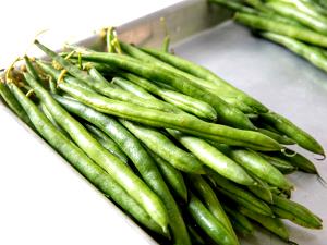 1 Cut Piece Cooked Green String Beans (from Fresh)