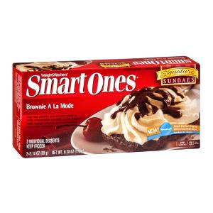 1 dessert (89 g) Smart Delights Brownie A La Mode