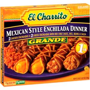 1 Dinner El Charrito Grande Ranchero Cheese Enchilada Dinner