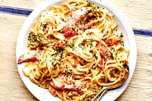 1 dish Fettuccini with Lobster