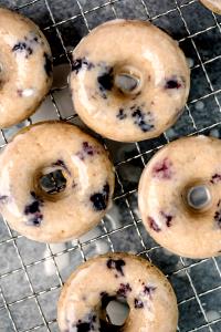 1 donut Glazed Blueberry Donut