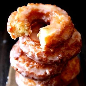 1 Donut Sour Cream Plain Donuts