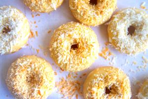 1 donut Toasted Coconut Cake Donut