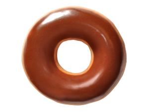 1 doughnut (66 g) Chocolate Iced Glazed Doughnut