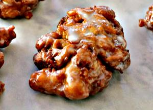 1 doughnut Apple Fritter