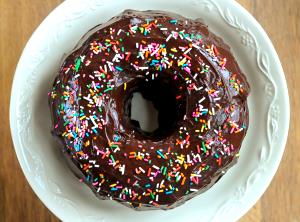 1 Doughnut Donut, Chocolate, Cake-Type