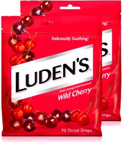 1 drop Wild Cherry Throat Drops