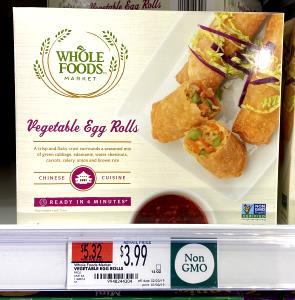 1 egg roll (71 g) Vegetable Egg Rolls