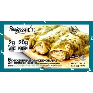 1 enchilada (132 g) Chicken Breast Grande Enchiladas with Tomatillo Sauce