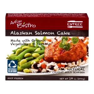 1 entree (284 g) Alaskan Salmon Cake