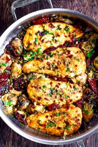 1 Entree Mediterranean Style Chicken Entree