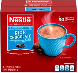 1 envelope (21 g) Sugar Free Hot Chocolate