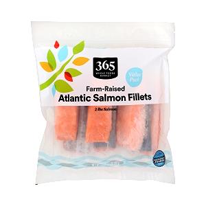 1 fillet (113 g) Atlantic Salmon Fillets Farm Raised