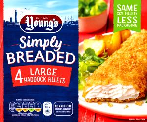 1 fillet (118 g) Breaded Haddock Fillets