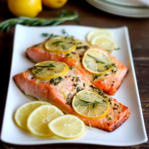 1 fillet (142 g) Butter Herb Salmon