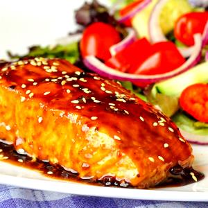 1 fillet (5 oz) Kalbi Teriyaki Salmon Fillet