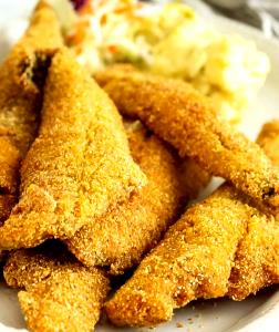 1 Fillet (6" X 2-1/2" X 3/8") Fried Floured or Breaded Whiting