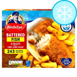 1 fillet (75 g) Battered Fish Fillets