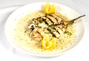 1 Fillet Florida Pompano (Fish) (Cooked, Dry Heat)