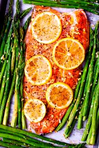 1 fillet Lemon Pepper Grilled Rainbow Trout