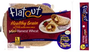 1 flatbread (28 g) Flatout Mini Harvest Wheat