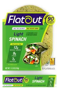 1 flatbread (53 g) Light Spinach Flatbread