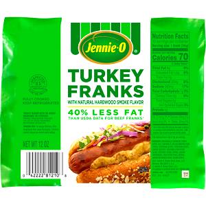 1 frank (34 g) Turkey Franks with Natural Smoke Flavoring