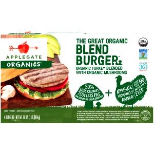 1 frozen burger The Great Organic Blend Burger