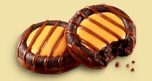 1 Girl Scout Cookie Chocolate-Coated with Peanut Butter Filling Cookie