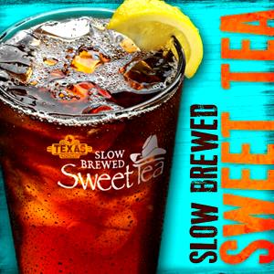 1 glass Texas Roadhouse Sweet Tea