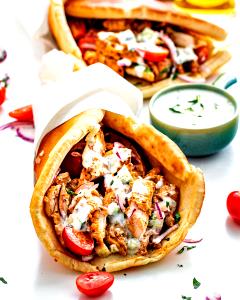 1 Gyro Chicken Gyro Sandwich