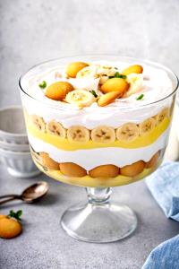 1 Half Cup Made Portion Banana Puddings (Dry Mix)