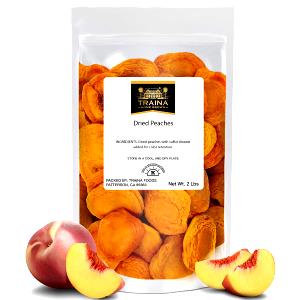 1 Half Dried Peaches (Sulfured, Dried)